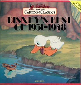 Walt Disney Cartoon Classics "Disney's Best 1931-1948" (Laser VideoDisc) EB-5852 - Picture 1 of 2