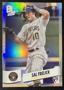 2024 Topps Big League Uncommon Foil #214 Sal Frelick RC Milwaukee Brewers Rookie - Imagen 1 de 2