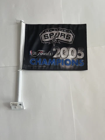 San Antonio Spurs 2005 NBA Finals Champions Car Window Flag Cover