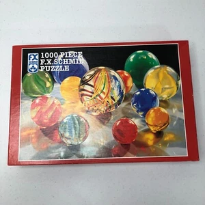 FX Schmid 1000 Piece Jigsaw Puzzle MARBLES #90176 USA 1997 Complete - Picture 1 of 7