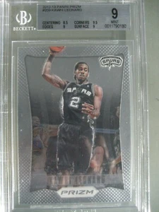 2012-13 Panini Prizm #209 Kawhi Leonard Rookie Rc BGS 9 neuwertig (Ecken 9,5) - Bild 1 von 4