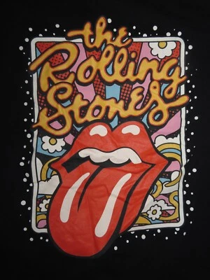 Retro ROLLING STONES Celebration TONGUE (XL) T-Shirt KEITH RICHARDS MICK JAGGER - Image 1 of 2