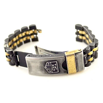 PULSERA COMPLETA TAG HEUER 1500 2 TONOS NEGRA RECUBIERTA DE PVD + CHAPADA EN ORO PARA DAMAS - 228/3 Foto 1 de 4