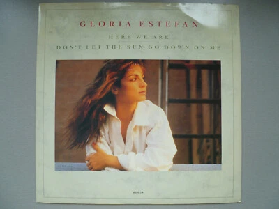 Gloria Estefan 'Here We Are' (6554738) 1990 3 Trk UK 12" 45rpm Single NM/G+ - Image 1 of 4