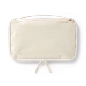MUJI A5 Slim Collection Case With Selectable Pockets 26.5x15.5x2.5 Ivory - Picture 1 of 7