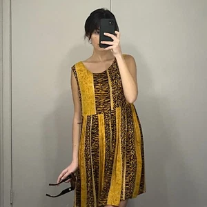 MinkPink Fair Game Dress Yellow/Orange Size Small Retail $80 - Picture 1 of 11
