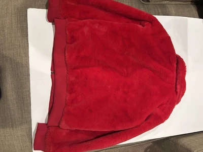 365Kids by Garanimals Girls’ Red Fleece Jacket, Size 10, 100% Polyester  - Image 1 of 4