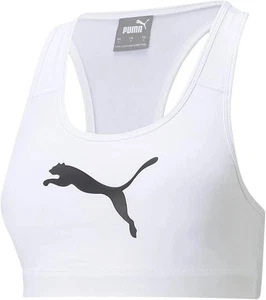 BNWT PUMA Sports Bra Women's White Mid Impact XXL - Picture 1 of 2