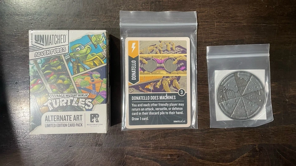 Unmatched Adventures Teenage Mutant Ninja Turtles Alternate Art Card Pack + MORE - Image 1 of 2