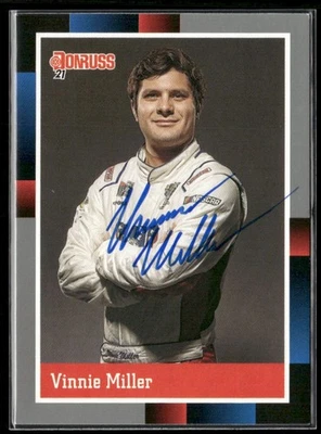 Signed 2021 Donruss #190 Vinnie Miller Silver - IP Auto - Image 1 of 2
