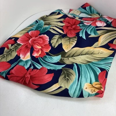 "Tela suave que fluye tropical floral flor hawaiana 2 yardas X 45""" Foto 1 de 4
