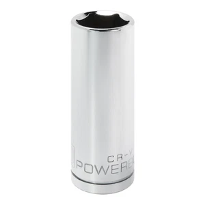 Powerbuilt 1/2 Inch Drive x 20 MM 6 Point Deep Socket - 642214 - Picture 1 of 5