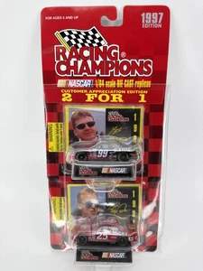 Racing Champions 1997 NASCAR 2 per 1 Jeff Burton Ricky Craven 1:64 pressofuso - Foto 1 di 7