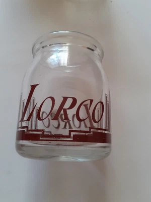 Ancien pot  Yaourt LORCO (publicité, cuisine ,yoghourt, yahourt, lait, LAITERIE) - Photo 1/3