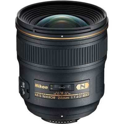 Nikon 24mm f/1.4G AF-S ED Wide Angle Auto Focus Nikkor Lens - 2184 - Image 1 of 2
