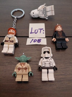 Lego Star Wars Lote de Minifiguras LLAVERO - PIEZAS - Lote # 108 Foto 1 de 4