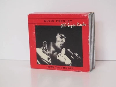 4 CD im Schuber:  Elvis Presley - 100 Super Rocks  (1992 BMG VCD47176 Australia) - Bild 1 von 4