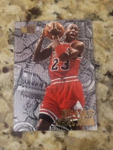 Vintage 1995-96 Fleer Metal Nuts & Bolts #212 Michael Jordan Chicago Bulls - Picture 1 of 2