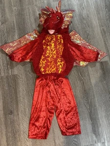 Celebration Celebrate Halloween Unisex Red Dragon Costume Plush Dress 24months - Picture 1 of 4