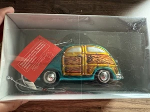 DEPT 56 Neu in OVP Woody Station Wagon Ornament Mercury Glass - Bild 1 von 2