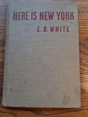 "Here is New York" by E. B. White 1949 Vintage Hardcover Book 1st Edition Foto 1 de 4