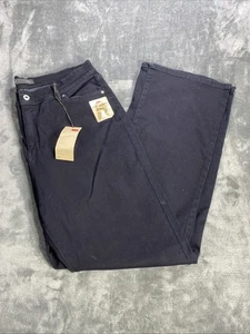 Levi's 512 Womens Jeans Black Skinny Leg Perfectly Slimming 16 x 32 Stretch NWT - Picture 1 of 11