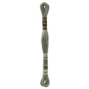 DMC 6-Strand Embroidery Cotton 8.7yd-Medium Beaver Grey - 12 Pack - Picture 1 of 1