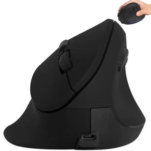 Wireless Mouse Ergonomic Vertical Mouse for Large Hands Rechargeable Big Quie... - Picture 1 of 7