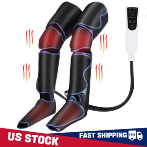 Leg Heating Massager Air Circulation Pressure Calf Knee Foot Heating Function - Picture 1 of 13