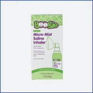 Boogie 100 Sterile Micro-Mist Saline Inhaler Spray 1.7 Oz - Picture 1 of 12