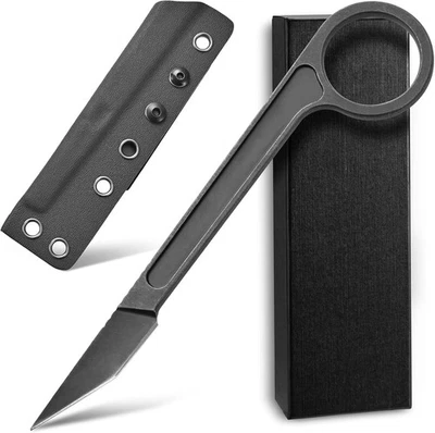 Ccanku C1104 Fixed Blade Knife D2 Blade Stainless Steel Handle EDC Tool Knife fo - Image 1 of 4