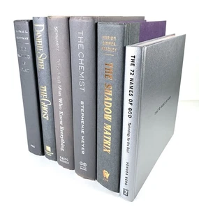 Lot of 6 Hardcover GREY SILVER Neutral Shades Books Staging Prop Decor Podcast - Picture 1 of 11
