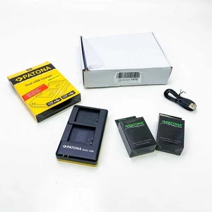 PATONA Cargador Rápido Dual + 2X Batería Premium DMW-BLG10 Compatible con - Imagen 1 de 7