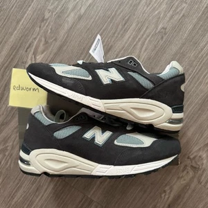 NEW New Balance x Kith 990v2 Steel Blue Ronnie Fieg (M990KT2) - Size US MEN 8 - Picture 1 of 8