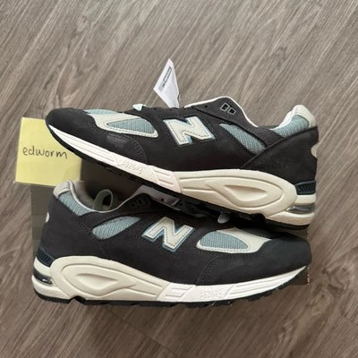 NEW New Balance x Kith 990v2 Steel Blue Ronnie Fieg (M990KT2)  - Size US MEN 8 - Image 1 of 4