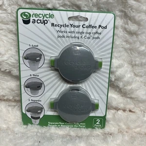 Recycle A Cup K Cup Pod Recycling Tool 2-Pack Coffee Single Repurpose Medelco - Picture 1 of 17