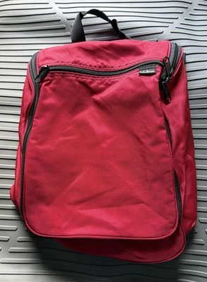 Bolsa de viaje colgante para artículos de tocador L.Bean roja compartimentos con cremallera organizador 13x10 Foto 1 de 4