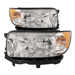 Headlights Pair Fits 06-2008 Subaru Forester 07-2008 Forester - Picture 1 of 7