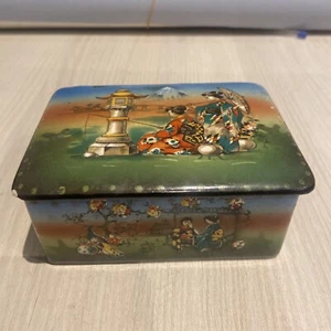 Ancienne Boite Asiatique En Faïence - Imagen 1 de 5