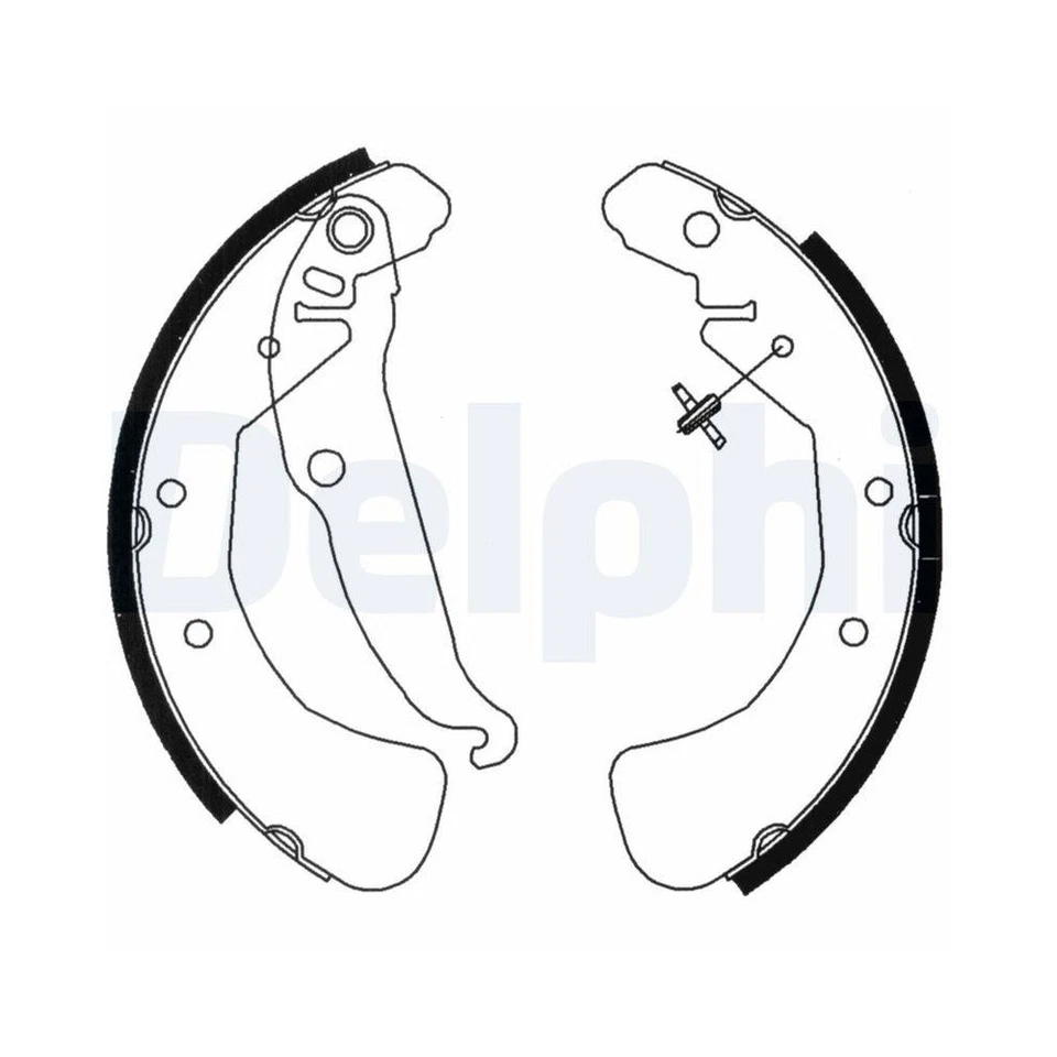 Bremsbackensatz DELPHI LS1829 für OPEL VAUXHALL CHEVROLET, Hinterachse - Bild 1 von 1