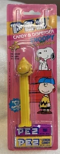 PEZ Snoopy & The Peanuts Gang WOODSTOCK 3.9 Thin Feet Yugoslavia ON CARD w73 - Picture 1 of 17