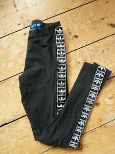 WOMEN's ADIDAS fullength Yoga Gym Running Track Bottoms Size Size 8 - Picture 1 of 5