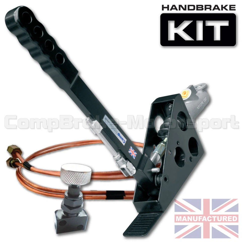 Vertical Hydraulique Mini Frein à Main + Bias Soupape + Conduites 300mm Long - Photo 1/1