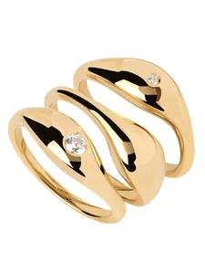 PD PAOLA Sugar AN01-994 anillo de oro plata de ley 925 conjunto - Imagen 1 de 11