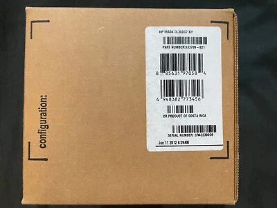 633789-B21 NEW (COMPLETE!) HP 2.13Ghz Xeon E5606 CPU KIT for DL360 G7 New Sealed - Image 1 of 4