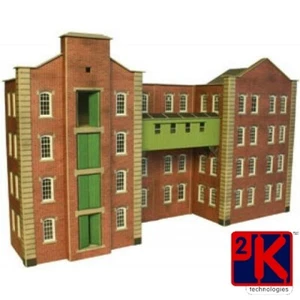 Metcalfe PO282 Warehouse Building Die Cut Card Kit 00 Gauge inc. POD Postage - Picture 1 of 11