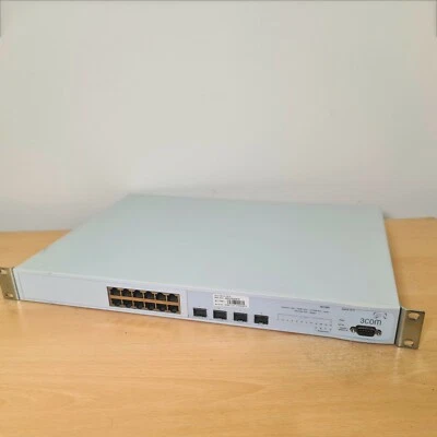 Network Switch 3COM 3812  3c17401   12 Port + 4 x SFP - Image 1 of 4