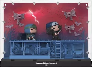 Funko Stranger Things Dustin Eddie Demobats FASE 3 ¡POP DE LUJO! MOMENTO - Imagen 1 de 5