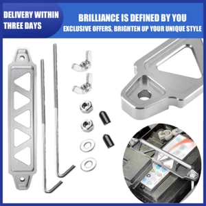 Nuevo kit de montaje de soporte de amarre de soporte de sujeción de batería de aluminio con pernos en J de 10 pulgadas - Imagen 1 de 13