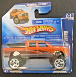 2009 Hot Wheels HW Special Features Dodge Ram 1500 Orange Version P2407 NIP - Picture 1 of 2